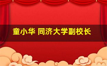 童小华 同济大学副校长